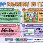 WDP Meaning in Text: What It Really Means