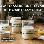How to Make Buttermilk at Home (Easy Guide)