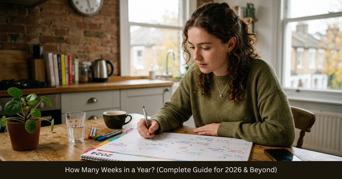 How Many Weeks in a Year? (Complete Guide for 2026 & Beyond)