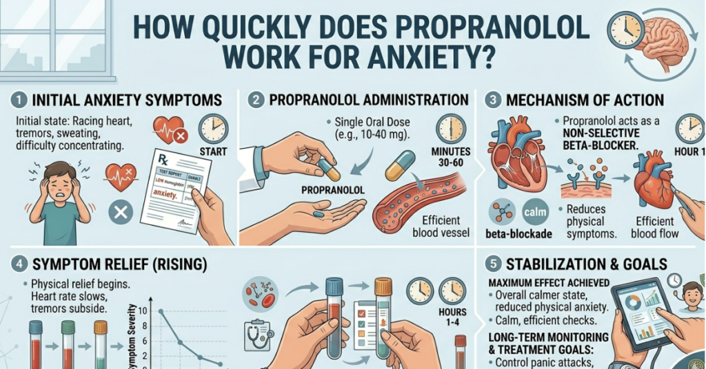 How Quickly Does Propranolol Work for Anxiety?