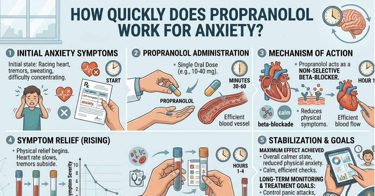 How Quickly Does Propranolol Work for Anxiety?