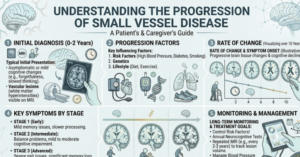 How Quickly Does Small Vessel Disease Progress?