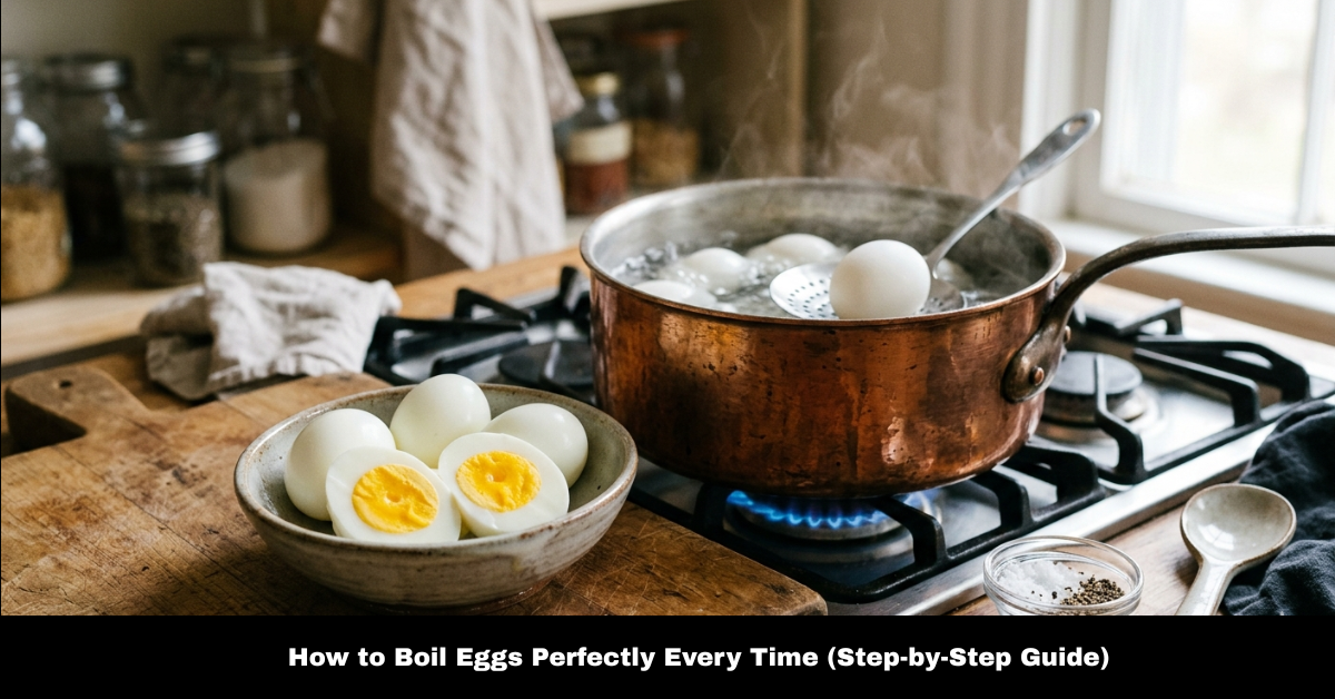 How to Boil Eggs Perfectly Every Time (Step-by-Step Guide)