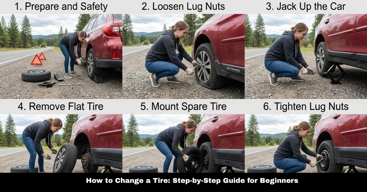How to Change a Tire: Step-by-Step Guide for Beginners