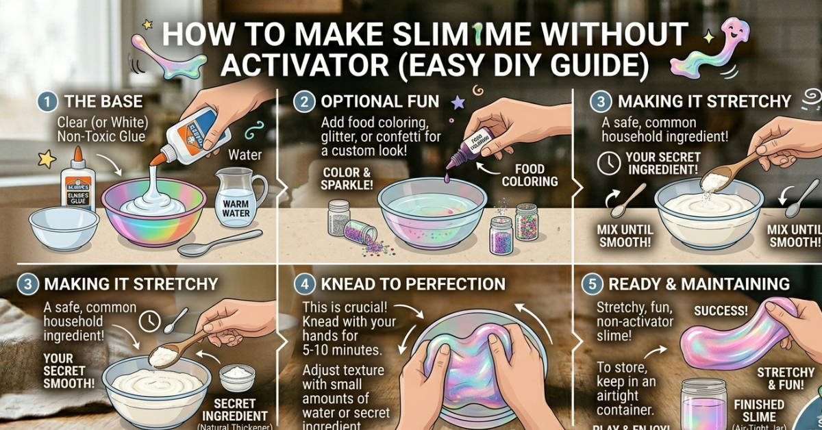 How to Make Slime Without Activator (Easy DIY Guide)