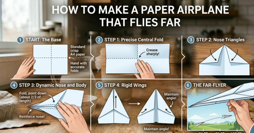 How to Make a Paper Airplane That Flies Far