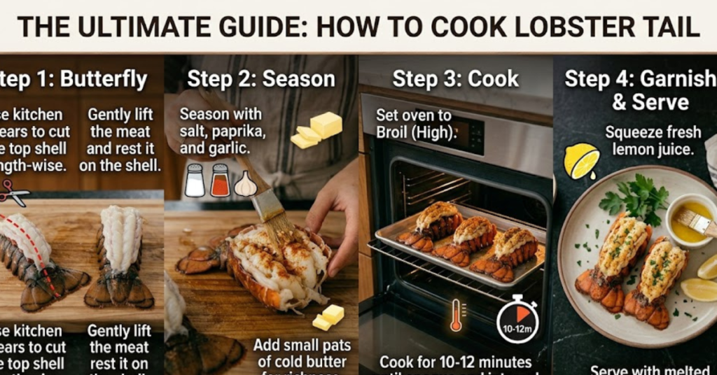How to Cook Lobster Tail Perfectly at Home