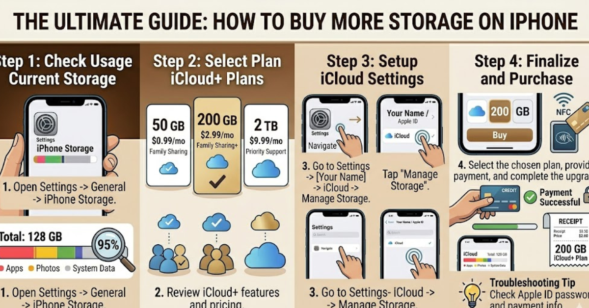 How to Buy More Storage on iPhone (Easy Guide)