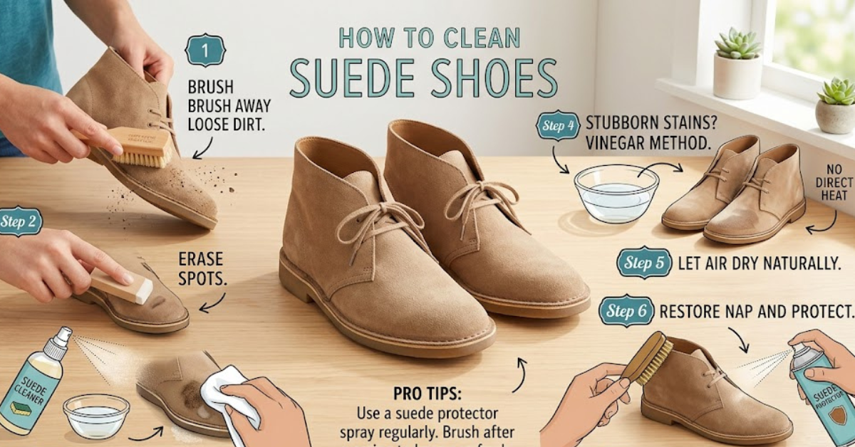 How to Clean Suede Shoes Without Damage