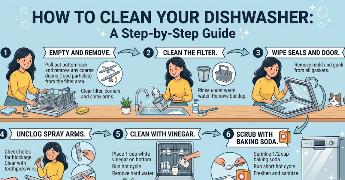 How to Clean Dishwasher: Easy Step-by-Step Guide