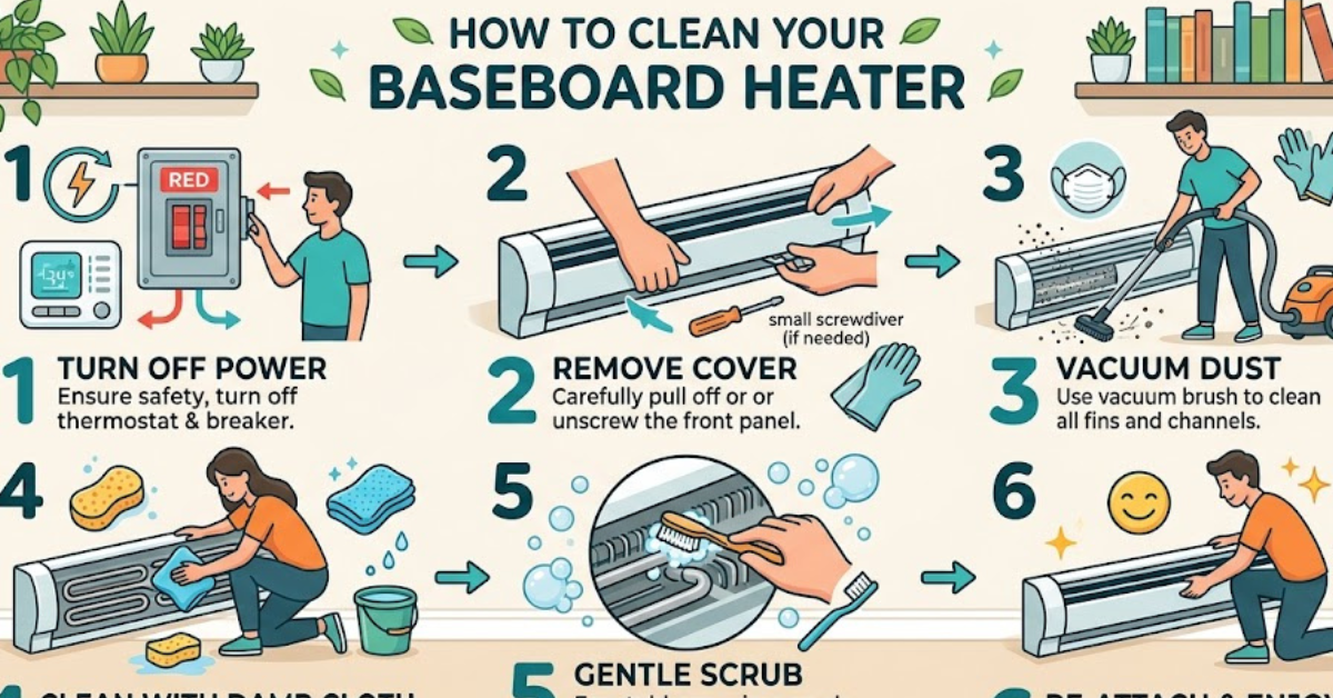 How to Clean Baseboard Heaters Safely