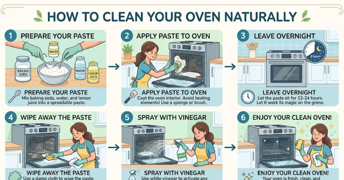 How to Clean Oven Naturally Without Harsh Chemicals