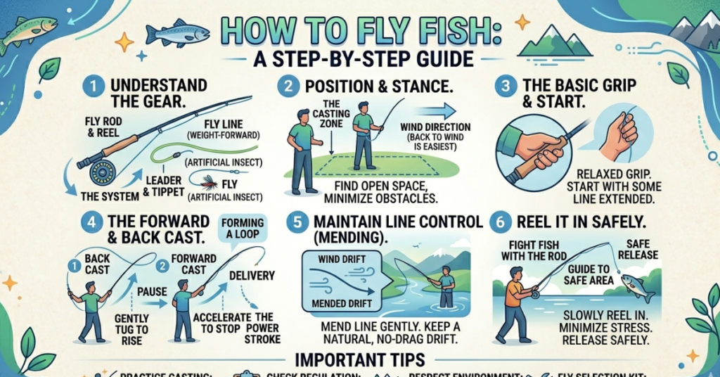 How to Fly Fish: Beginner’s Step-by-Step Guide