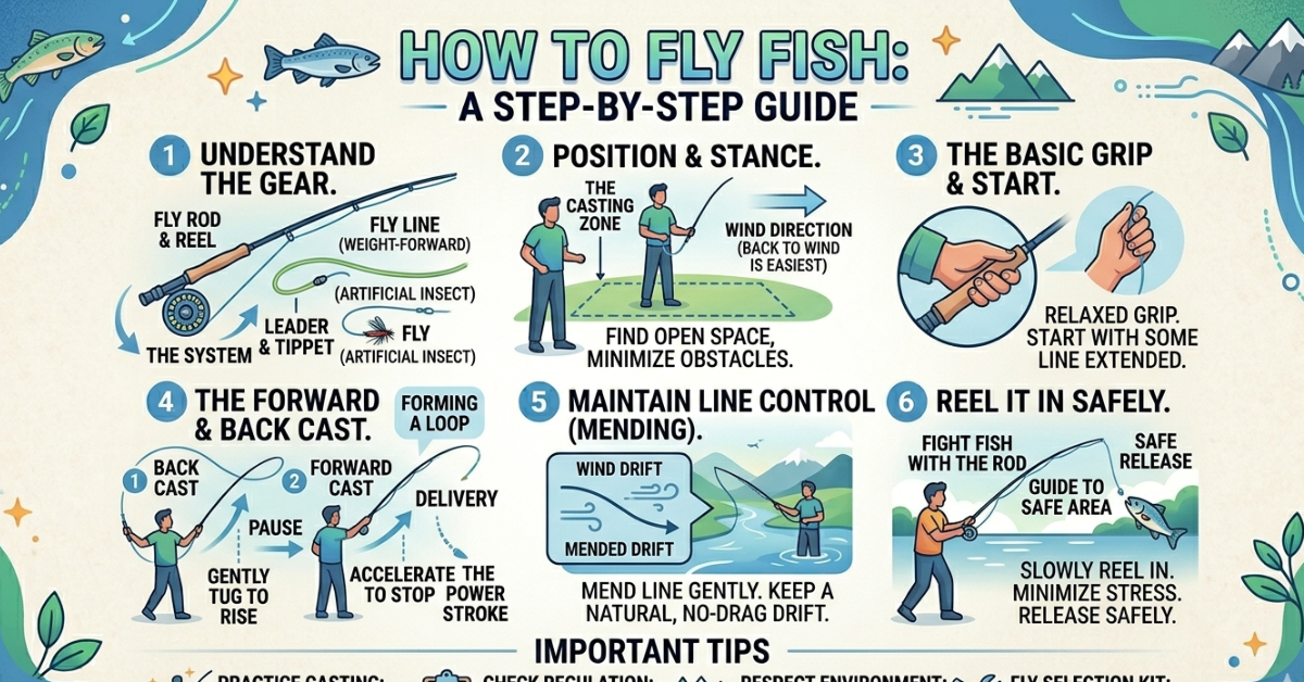 How to Fly Fish: Beginner’s Step-by-Step Guide