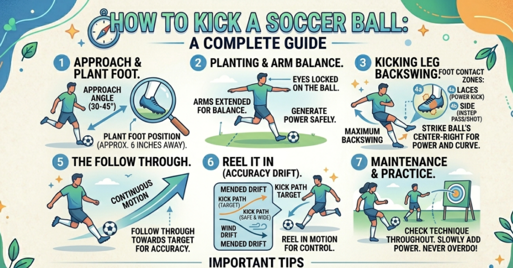 How to Kick a Soccer Ball with Power and Accuracy