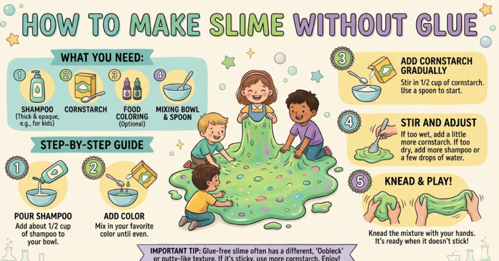 How to Make Slime Without Glue (Easy DIY Guide)