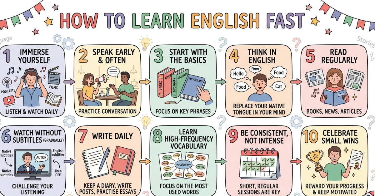 How to Learn English Fast: Proven Tips That Work