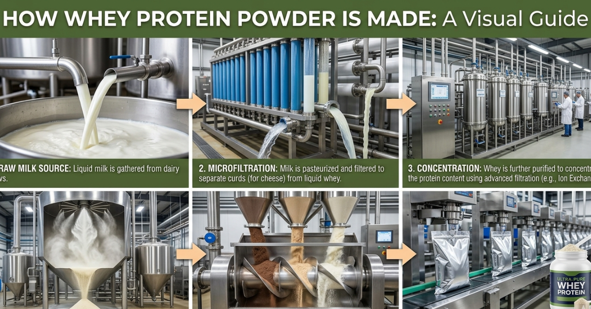 How Is Protein Powder Made? Full Process Explained
