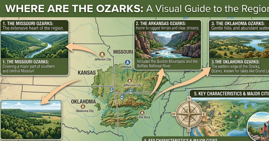 Where Are the Ozarks? Location, Map & Facts Guide