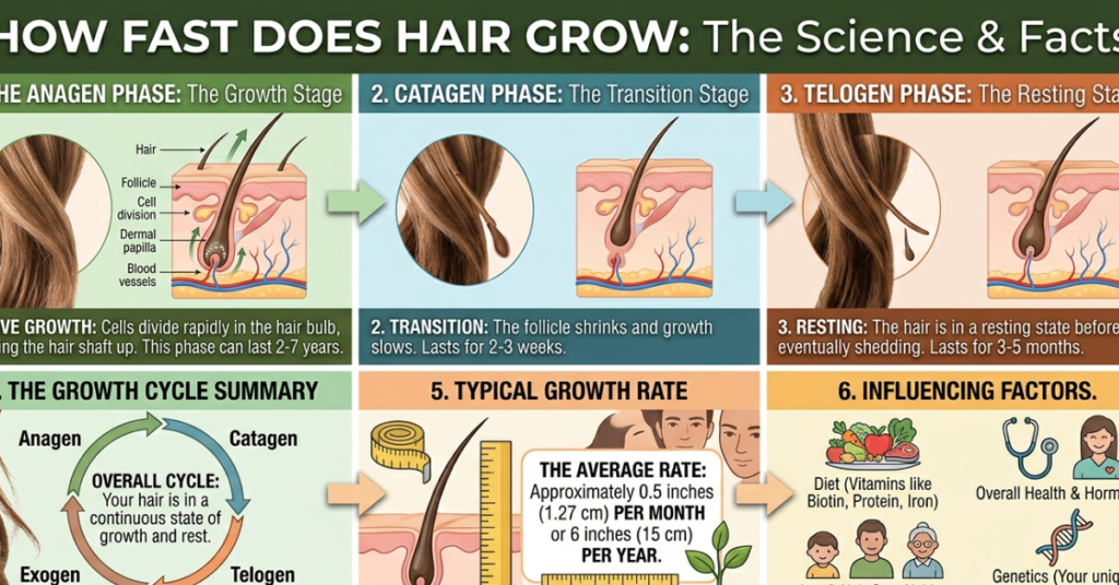 How Fast Does Hair Grow? Real Growth Facts