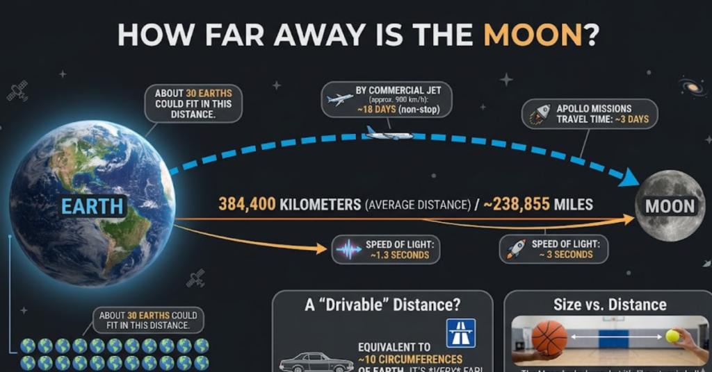 How Far Away Is the Moon? Distance Explained