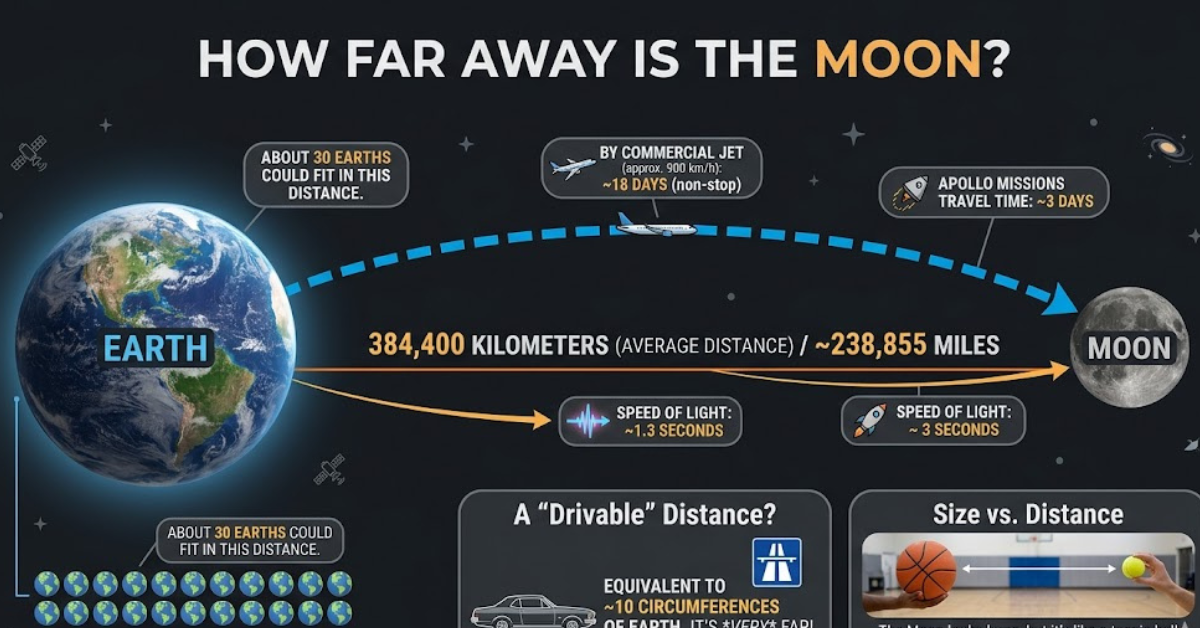 How Far Away Is the Moon? Distance Explained
