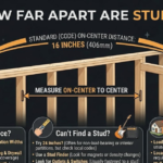 How Far Apart Are Studs? Standard Wall Spacing