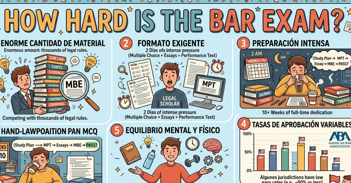 How Hard Is the Bar Exam? Honest Breakdown